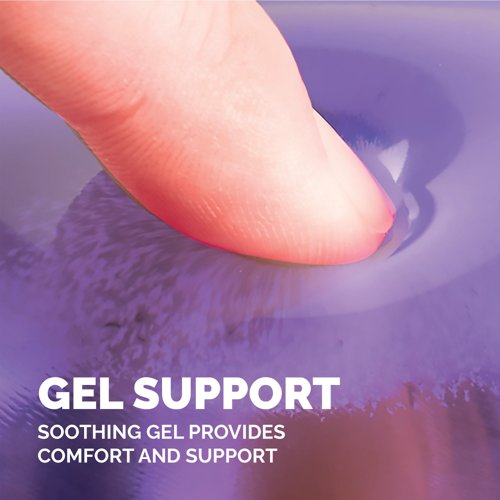Fellowes Crystals Gel Mouse Pad Purple 9144103