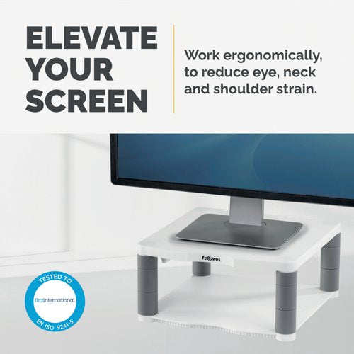 Fellowes Premium Monitor Stand Platinum 9171701