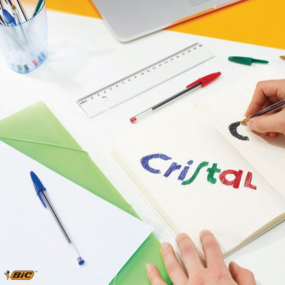 Bic Cristal Ballpoint Pen Medium Black Pack of 50 8373632