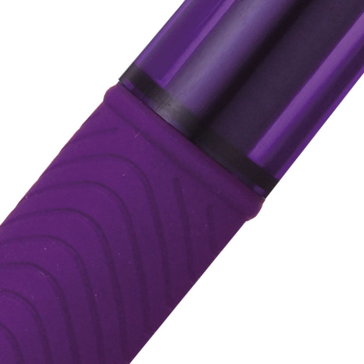 Pentel Energel X Gel Retractable Gel Rollerball Pen 0.7mm Tip 0.35mm Line Violet (Pack 12) - BL107-VX