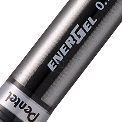 Pentel Energel+ Gel Rollerball Pen 0.7mm Tip 0.35mm Line Black (Pack 12) - BL27-AX