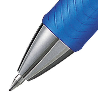 Pentel Energel XM Retractable Gel Rollerball Pen 0.7mm Tip 0.35mm Line Blue (Pack 12) - BL77-CO