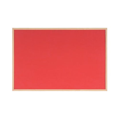 Bi-Office Double-Sided Board Cork And Felt 600x900mm Red FB0710010