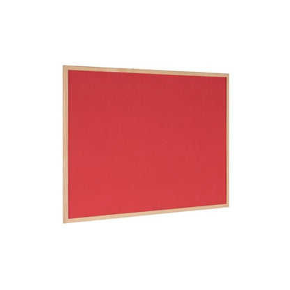 Bi-Office Double-Sided Board Cork And Felt 600x900mm Red FB0710010