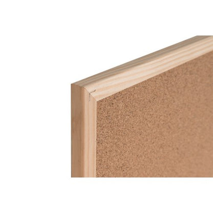 Bi-Office Double-Sided Board Cork And Felt 600x900mm Red FB0710010