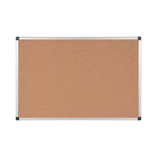 Bi-Office Aluminium Frame Cork Noticeboard 1200x900mm CA051170