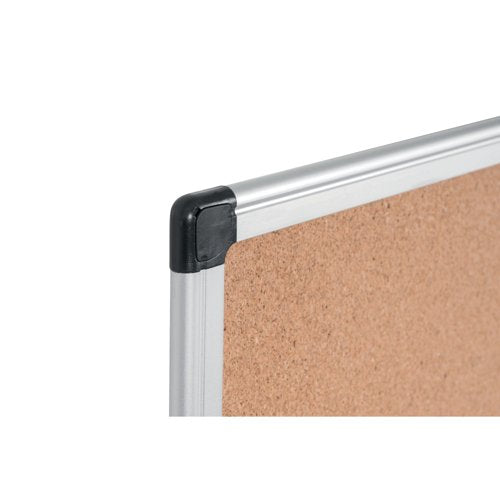 Bi-Office Aluminium Frame Cork Noticeboard 1200x900mm CA051170