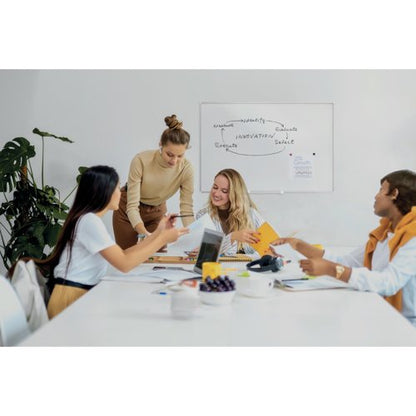 Bi-Office New Generation Magnetic Enamel Whiteboard 1200x900mm CR0801830