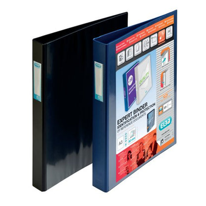 Elba Vision 30Mm 4D-Ring Binder Upright A3 Black 400009729
