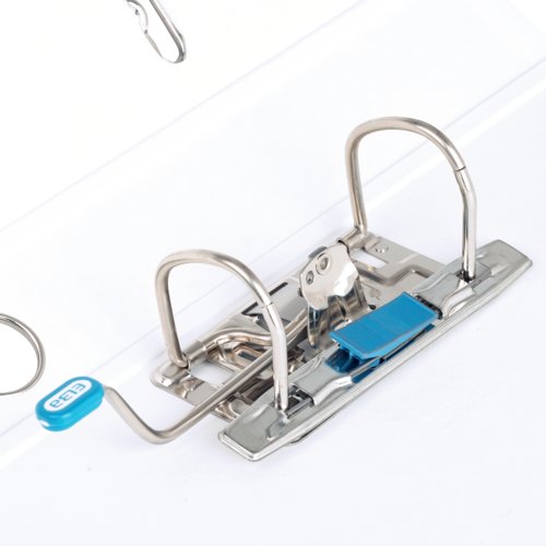 Elba 70mm Lever Arch File Plastic White A4 100102160