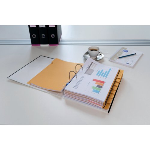 Oxford My Colour Lever Arch File A4 Black And White 100081033