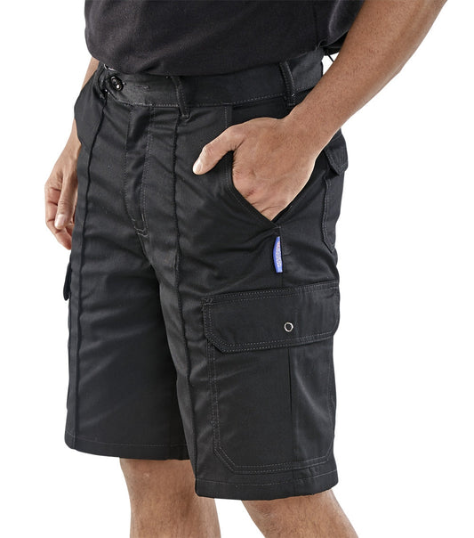 Super Beeswift Workwear Black Shorts {All Sizes} - UK BUSINESS SUPPLIES