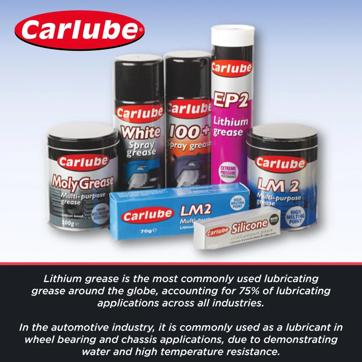 Carlube Multi-Purpose, Lithium Grease, LM 2, 500g