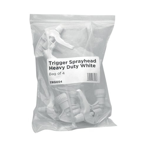 Spray Head Heavy Duty White (Pack of 4) TRG054