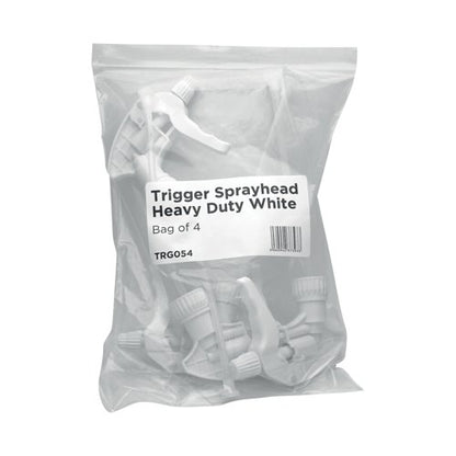 Spray Head Heavy Duty White (Pack of 4) TRG054