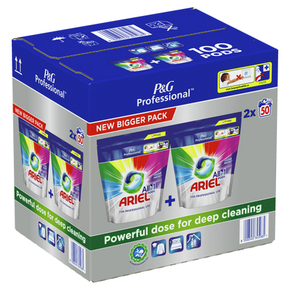 Ariel Professional Colour Protect All In 1 50's - UK BUSINESS SUPPLIES