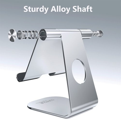 Contour Ergonomics Large Tablet/Phone Stand 4-13 Inches Silver CE10139