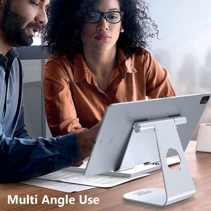 Contour Ergonomics Large Tablet/Phone Stand 4-13 Inches Silver CE10139