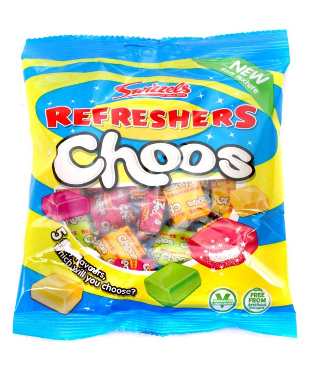 Swizzels Refreshers Choos 150g | Multi Pack Bundle 6 x 150g Packets | Retro refresher Choo