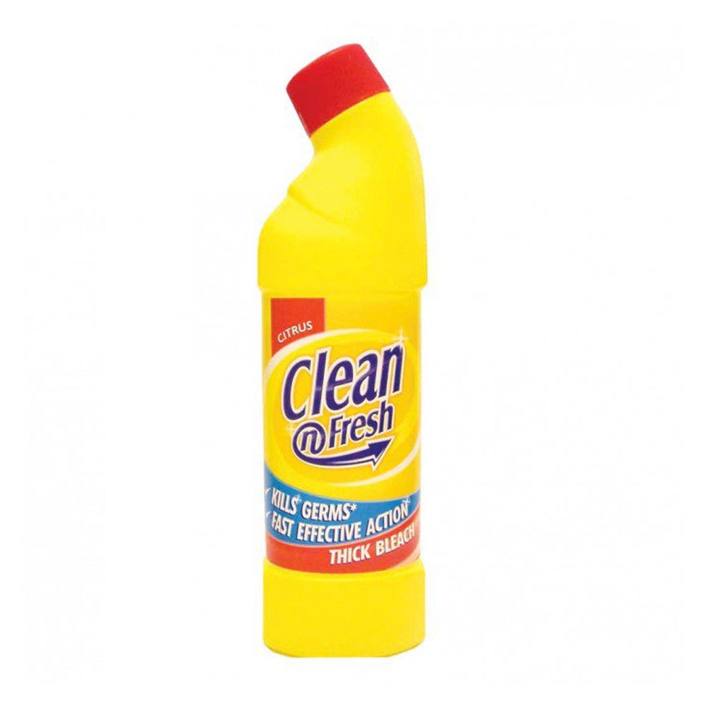 Clean And Fresh Thick Citrus Bleach 750ml - UK BUSINESS SUPPLIES