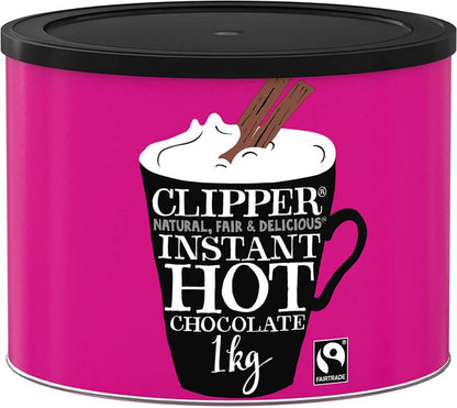 Clipper Seriously Velvety Instant Hot Chocolate Fairtrade 1kg