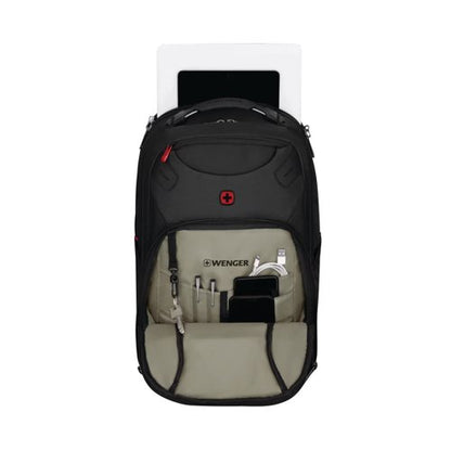 Wenger Cosmic 17 Inch Laptop Backpack with Tablet Pocket Black 653187