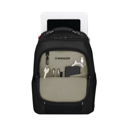 Wenger Altair 15.6 Inch Laptop Backpack with Tablet Pocket Black 653186