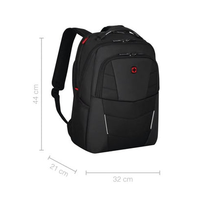 Wenger Altair 15.6 Inch Laptop Backpack with Tablet Pocket Black 653186