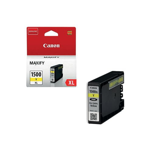 Canon PGI-1500XL Ink Cartridge High Yield Yellow 9195B001