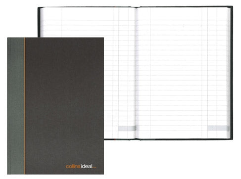 Collins Ideal A4 Book Single Cash 192 Pages (single cashed ruling, fully case bound) 6421