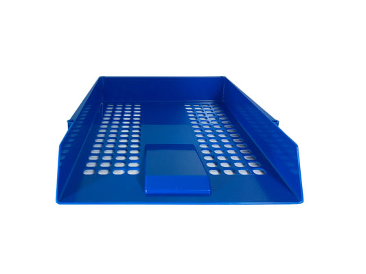 ValueX Deflecto Letter Tray A4/Foolscap Portrait Blue - CP043YTBLU