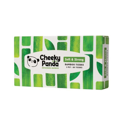 Cheeky Panda Bamboo Tissues 3-Ply 80 Tissues (Pack of 12) 1103039