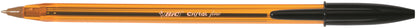 Bic Orange Ballpoint Pen 0.8mm Tip 0.30mm Line Black (Pack 50) - 872731 - UK BUSINESS SUPPLIES