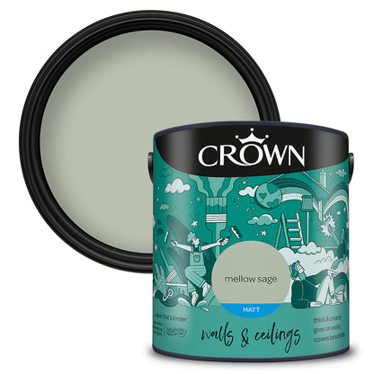 Crown Retail Core Emulsion Matt Mellow Sage 2.5 L