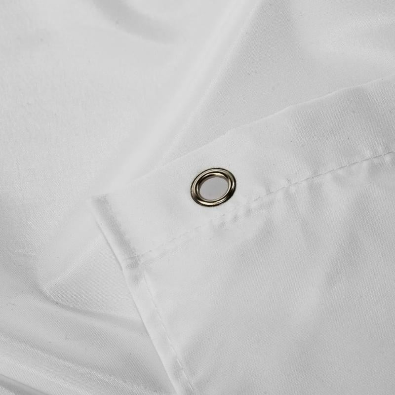 Croydex Shower Curt Textile Wht Af159022, Polyester, White, 1800 X 1800mm