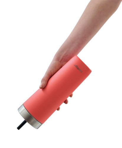 Contigo Luxe Stainless Steel Insulated Travel Tumbler/Straw 24oz Coral 2212920