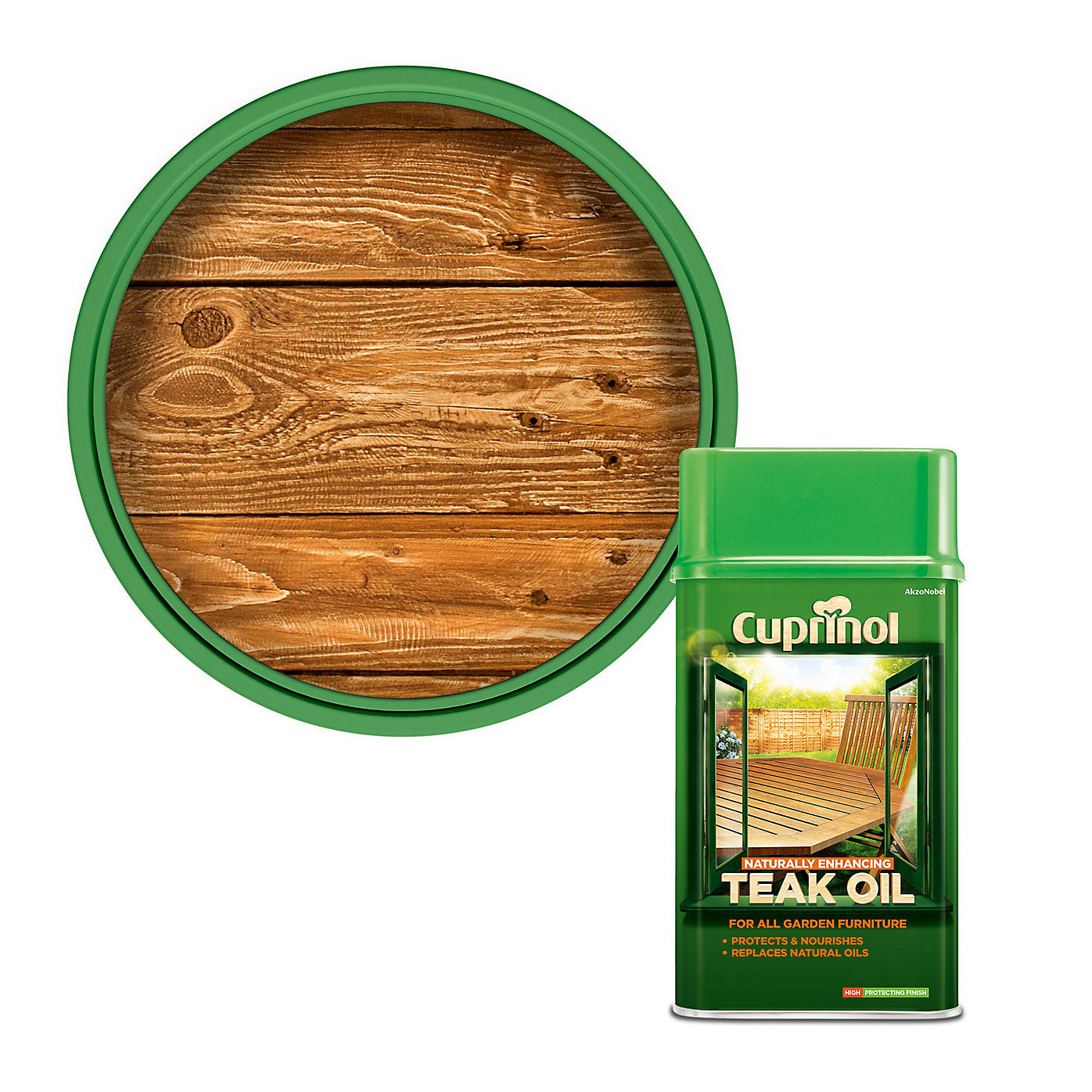 Cuprinol Garden Furniture Teak Oil - Clear - 1L