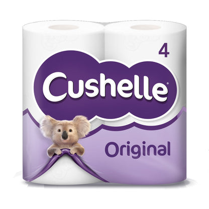 Cushelle 2ply Original Toilet Roll 4 Pack