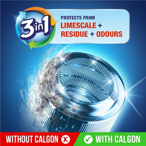 Calgon 3-In-1 Washing Machine Cleaner  15 Tablets