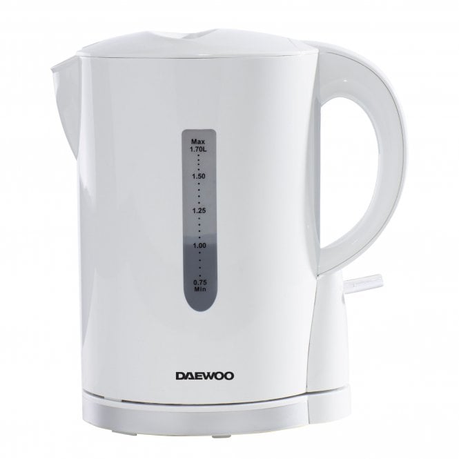 Daewoo 1.7 litre White Kettle | Cordless | Auto On Off