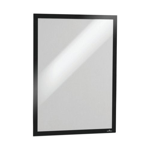 Durable Duraframe Poster Magnetic Signage Frame A2 Black 505301