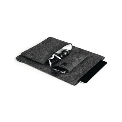 Durable Recycled Felt Protective Laptop Sleeve 16.4 Inch with Accessory Bag + Mobile Sleeve 507158
