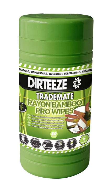 Dirteeze Trademate Rayon Bamboo Pro Wipes 80's
