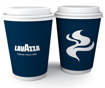 12oz Blue & White Double Walled Lavazza Paper Cups (Copy)