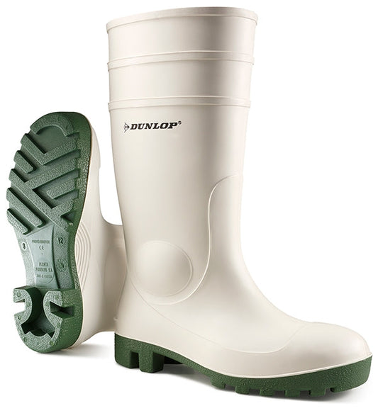 Dunlop Protomaster Full Safety White ALL SIZES Boots - UK BUSINESS SUPPLIES