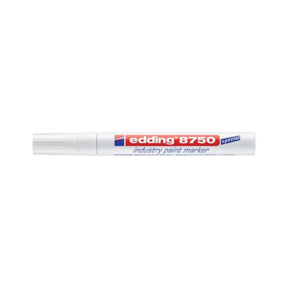 Edding 8750 Industry Paint Marker Bullet Tip (Pack of 10) White 4-8750049