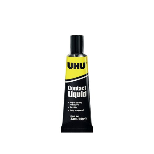 UHU 033882 Contact Liquid Adhesive 33ml Blister Card 3-33882