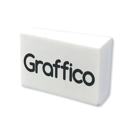 Graffico by 5 Star Plastic Eraser White (Pack of 45) EN05992