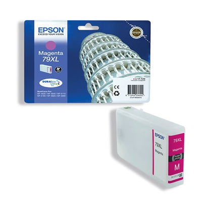 Epson 79XL Tower of Pisa DURABrite Ultra Ink Cartridge High Yield Magenta C13T79034010