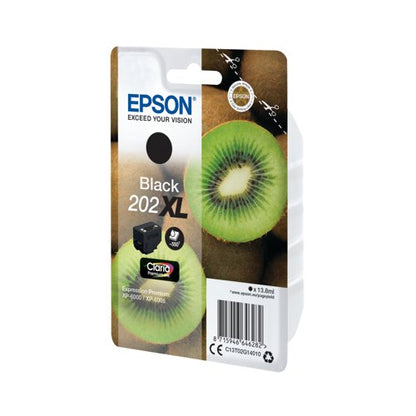Epson 202XL Kiwi Claria Premium Ink Cartridge High Yield Black C13T02G14010